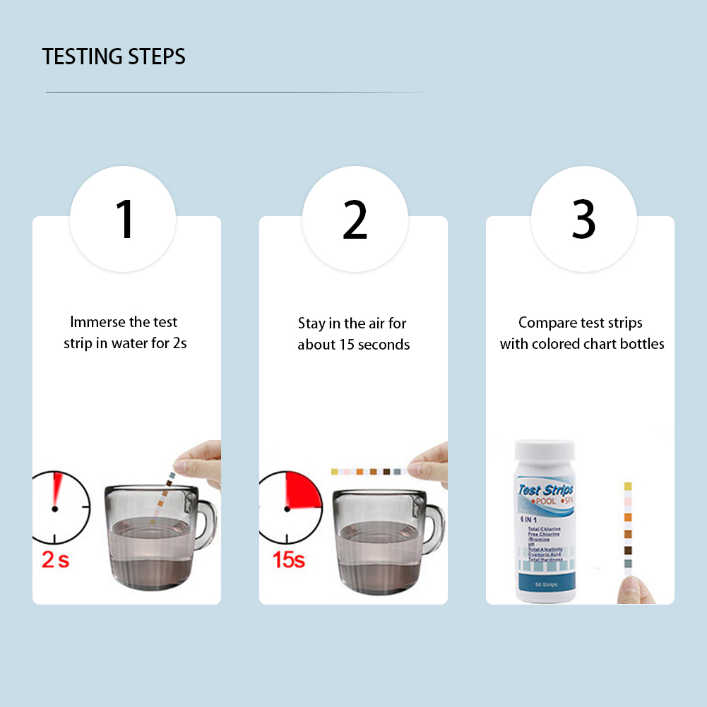 Tiras de prueba de agua para p - Marine Test Kit reseña y precio