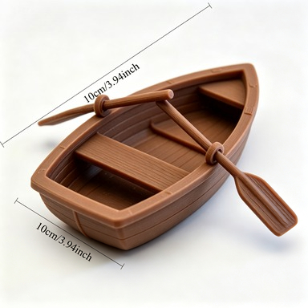 Mini Bote de Madera con Doble  - Aquarium Marineland reseña y precio