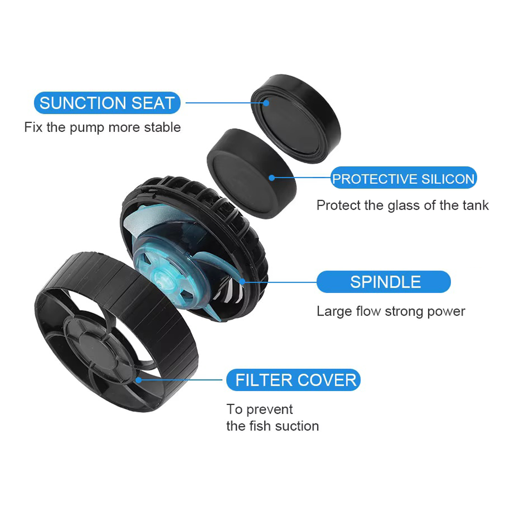 Bomba de Olas Jebao Jecod Seri - Coral Frag Plug reseña y precio