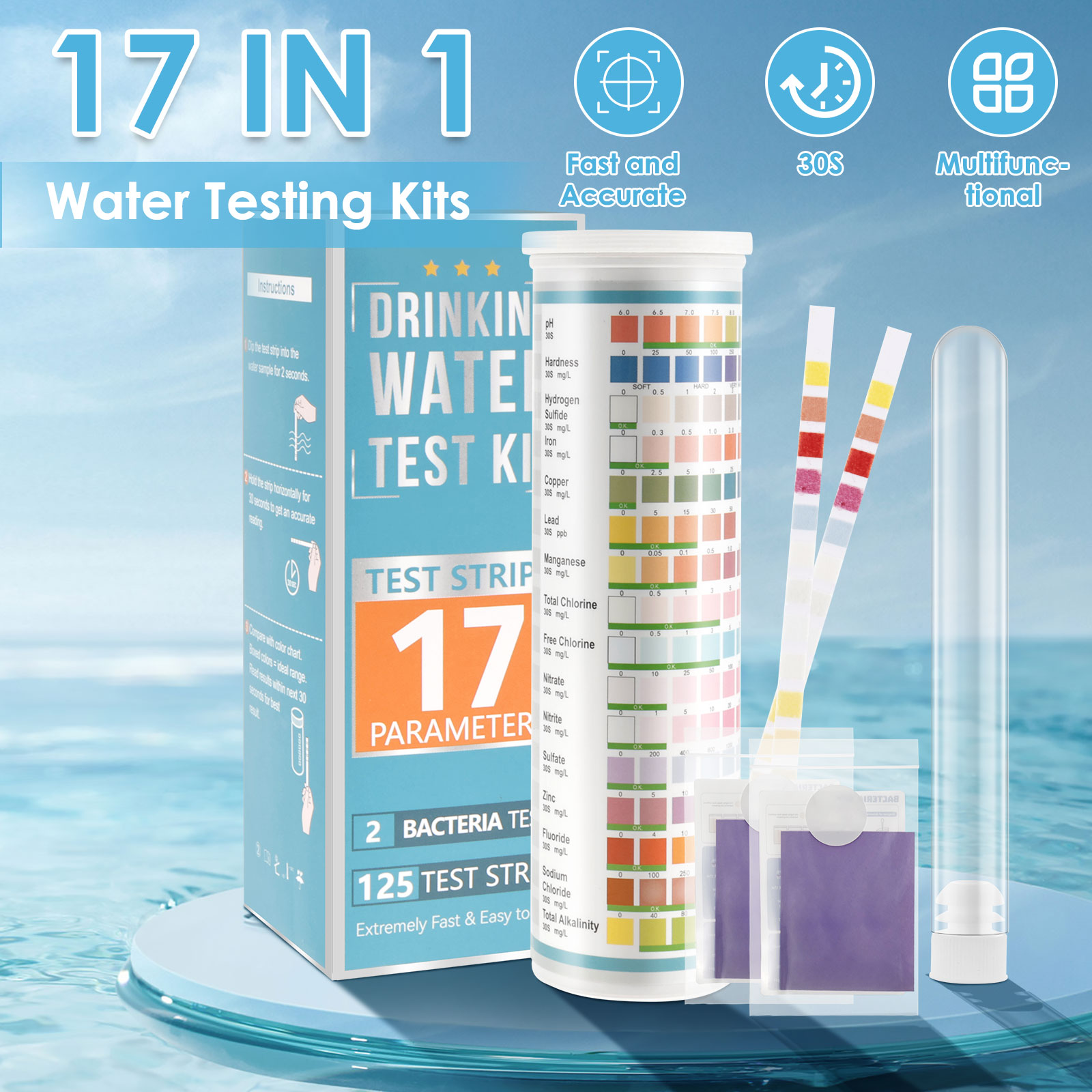 Tiras reactivas para acuario 5 - Marine Test Kit reseña y precio
