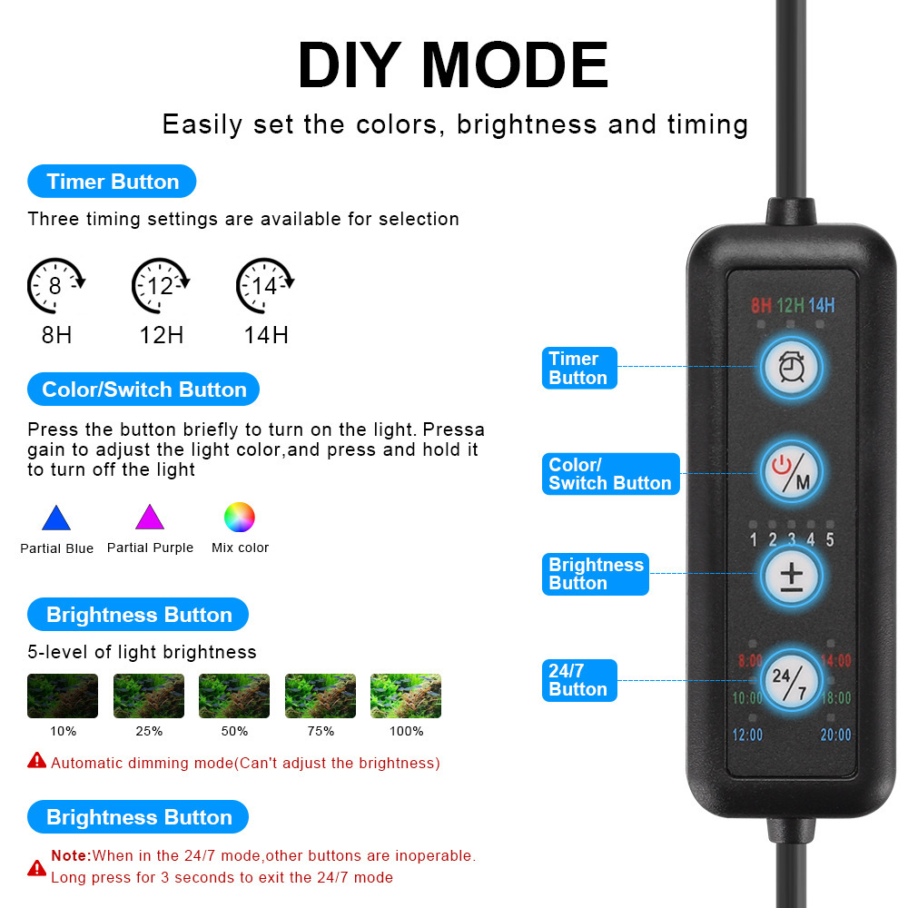 Lámpara LED para Acuario, Espe - Marine Aquarium Reef reseña y precio